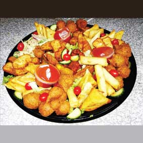 Amma's Spice sharing platter