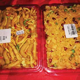 Sev and nuts snack